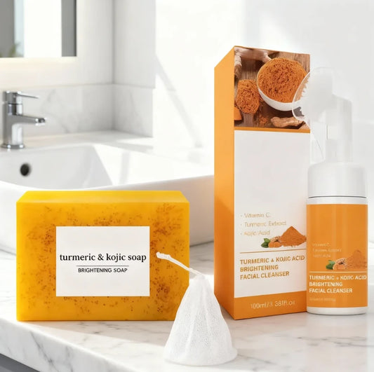 Set Îngrijire Ten Turmeric și Acid Kojic